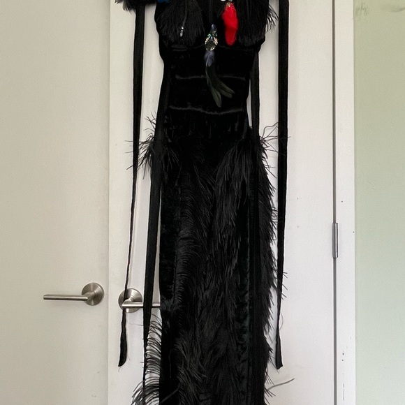 Sonia Rykiel Runway Black Evening Dress gown 34 - Picture 11 of 12